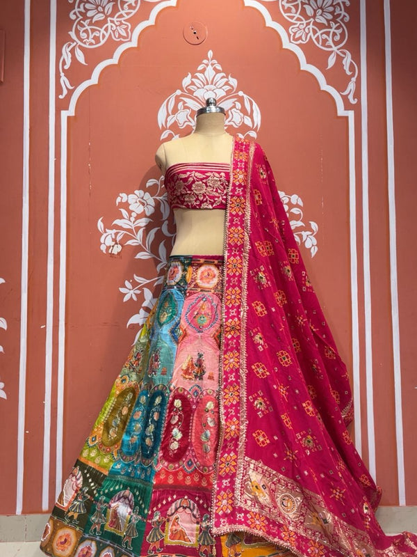 Banarsi Carnival Lehenga
