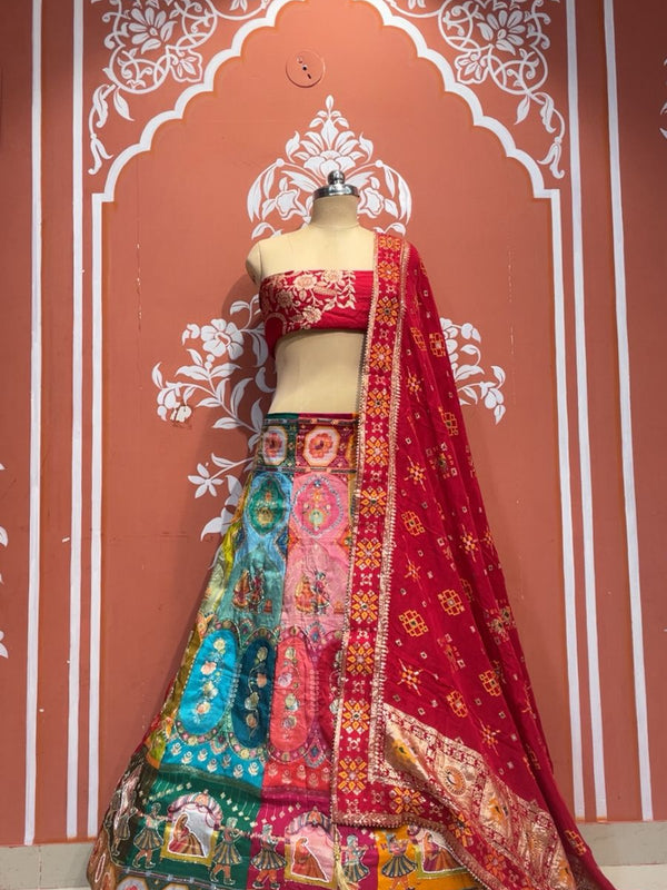Banarsi Carnival Lehenga