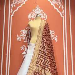 Pure Khaddi Georgette Dupatta