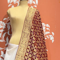 Pure Khaddi Georgette Dupatta