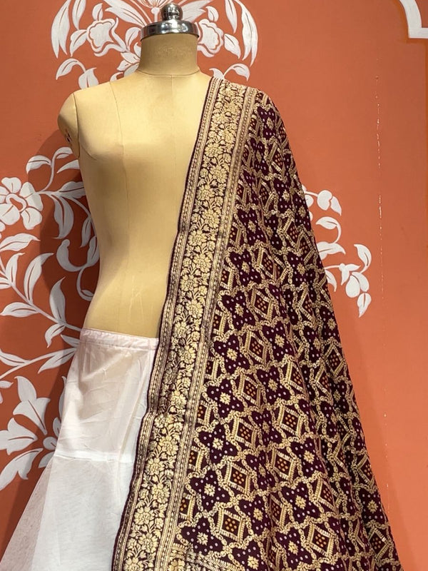 Pure Khaddi Georgette Dupatta