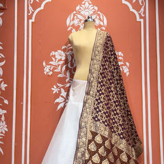 Pure Khaddi Georgette Dupatta