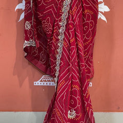 Pure Georgette Handwork Saree