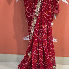 Pure Georgette Handwork Saree