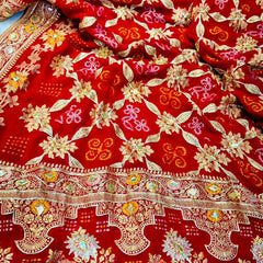 Pure Georgette Handwork Saree