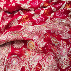 Pure Georgette Handwork Saree