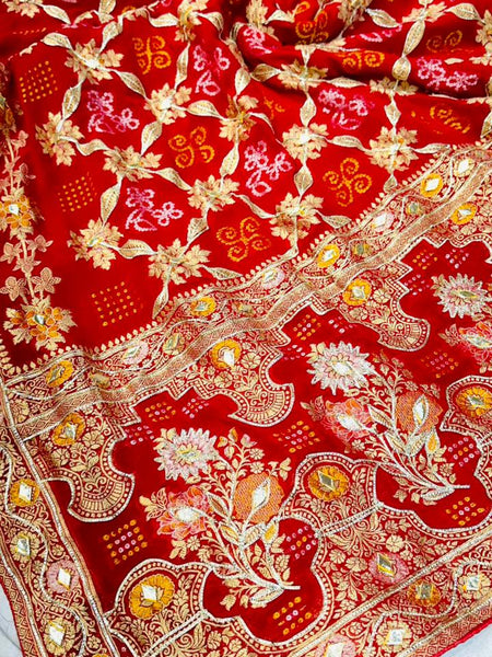Pure Georgette Handwork Saree