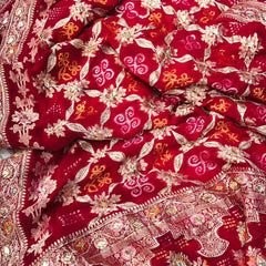 Pure Georgette Handwork Saree