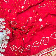 Gazi Bandhej Dupatta