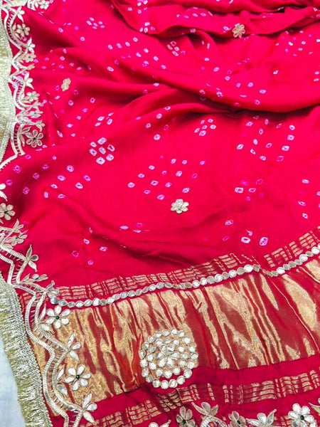 Gazi Bandhej Dupatta