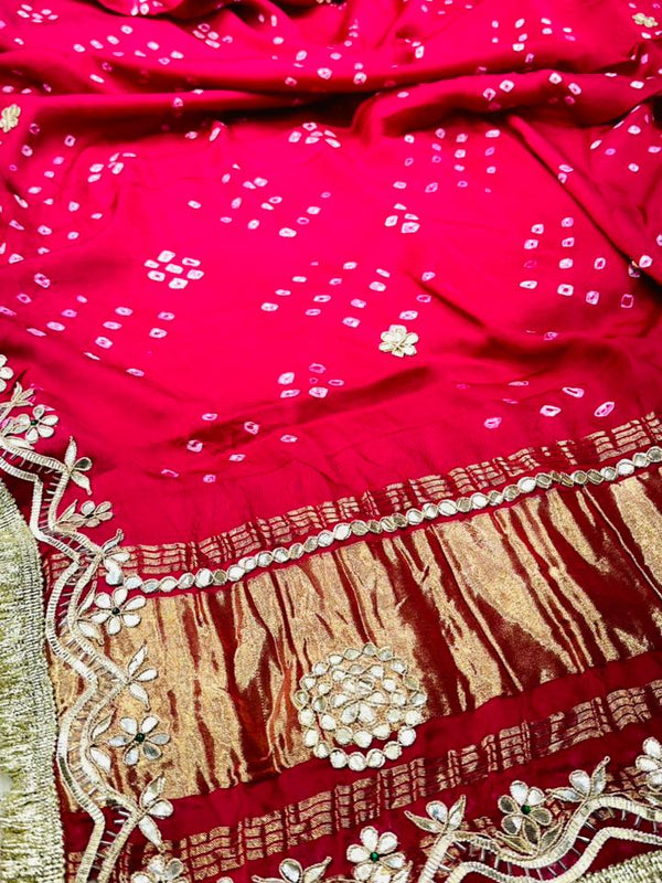 Gazi Bandhej Dupatta