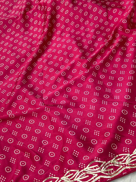 Gazi Mandala Gota Saree