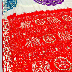 Gazi Mandala Gota Saree