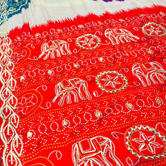 Gazi Mandala Gota Saree