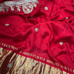 Gajji Mandala Gota Saree