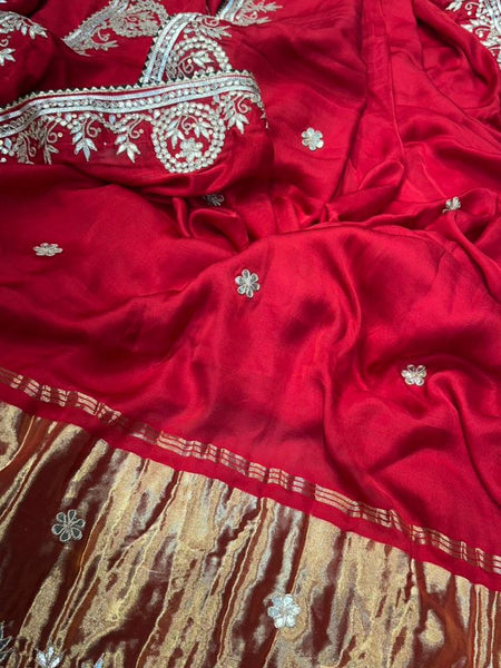 Gajji Mandala Gota Saree
