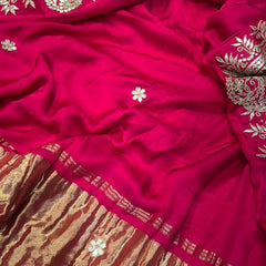 Gajji Mandala Gota Saree