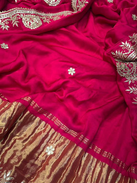 Gajji Mandala Gota Saree