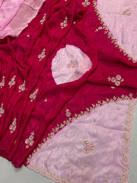 Pure HO silk Handwork Saree