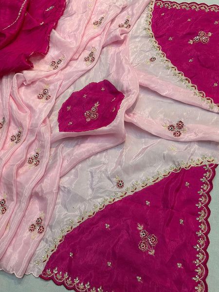 Pure HO silk Handwork Saree