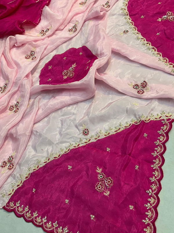 Pure HO silk Handwork Saree