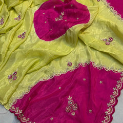 Pure HO silk Handwork Saree