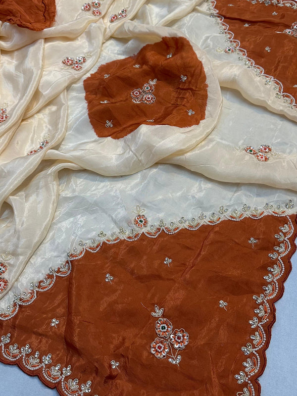 Pure HO silk Handwork Saree
