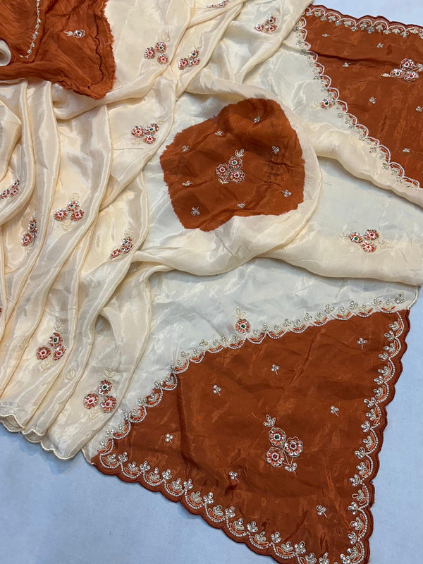 Pure HO silk Handwork Saree