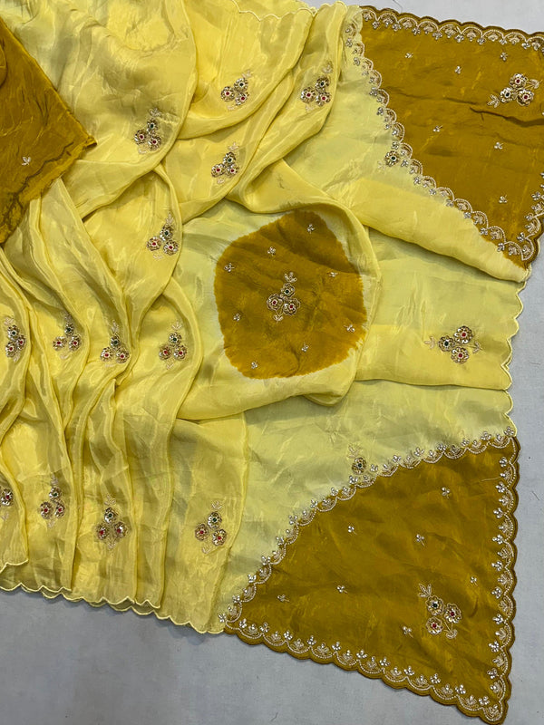 Pure HO silk Handwork Saree