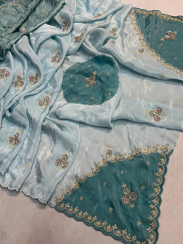 Pure HO silk Handwork Saree