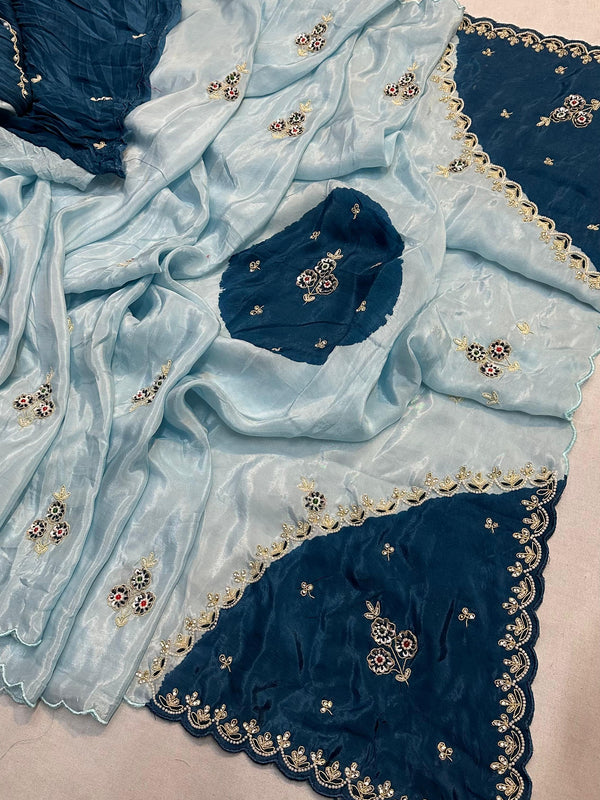 Pure HO silk Handwork Saree