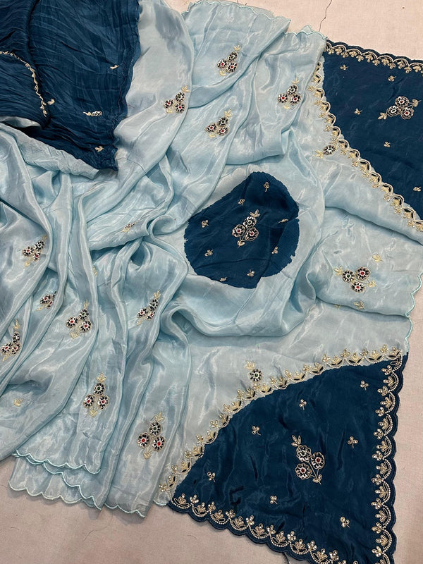 Pure HO silk Handwork Saree