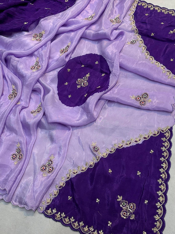Pure HO silk Handwork Saree