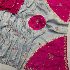Pure HO silk Handwork Saree
