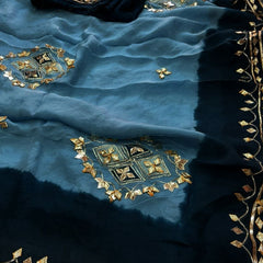 Pure HO silk Gota Saree