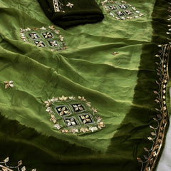 Pure HO silk Gota Saree