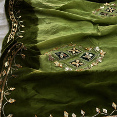 Pure HO silk Gota Saree