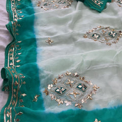 Pure HO silk Gota Saree