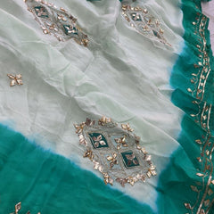 Pure HO silk Gota Saree