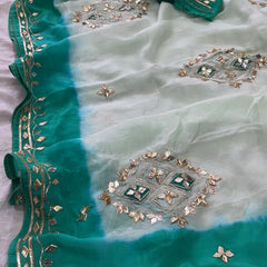 Pure HO silk Gota Saree