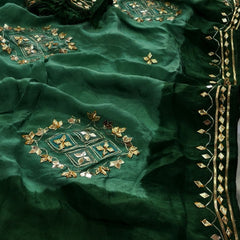 Pure HO silk Gota Saree