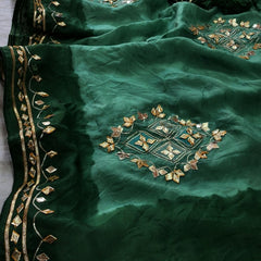 Pure HO silk Gota Saree