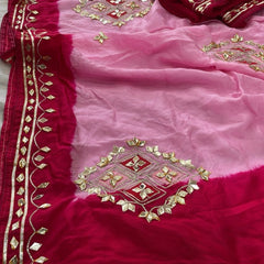 Pure HO silk Gota Saree