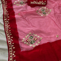 Pure HO silk Gota Saree