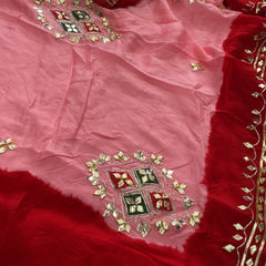Pure HO silk Gota Saree