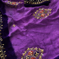 Pure HO silk Gota Saree