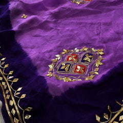 Pure HO silk Gota Saree