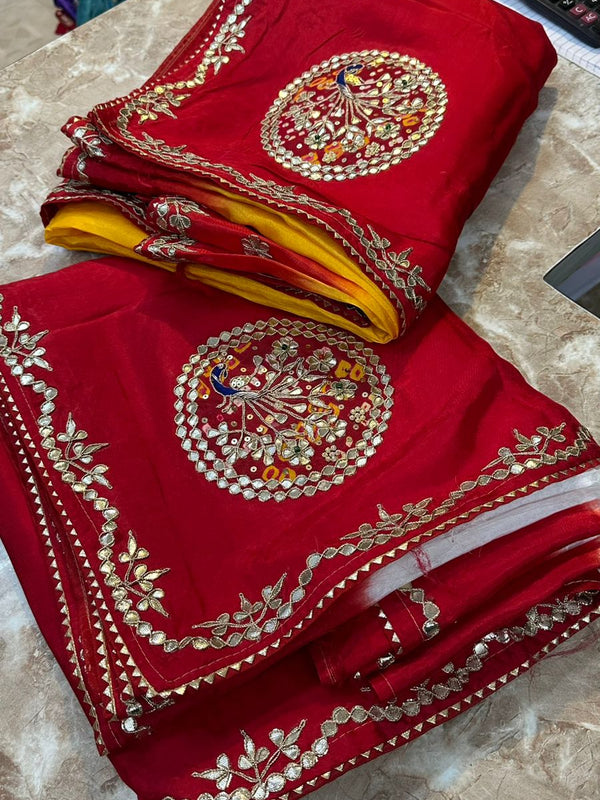 Pure Upada Silk Saree