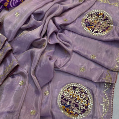 Pure Cosmos Tissue Silk Saree