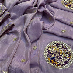 Pure Cosmos Tissue Silk Saree